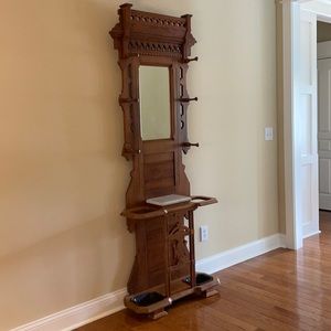 Antique Hall Tree